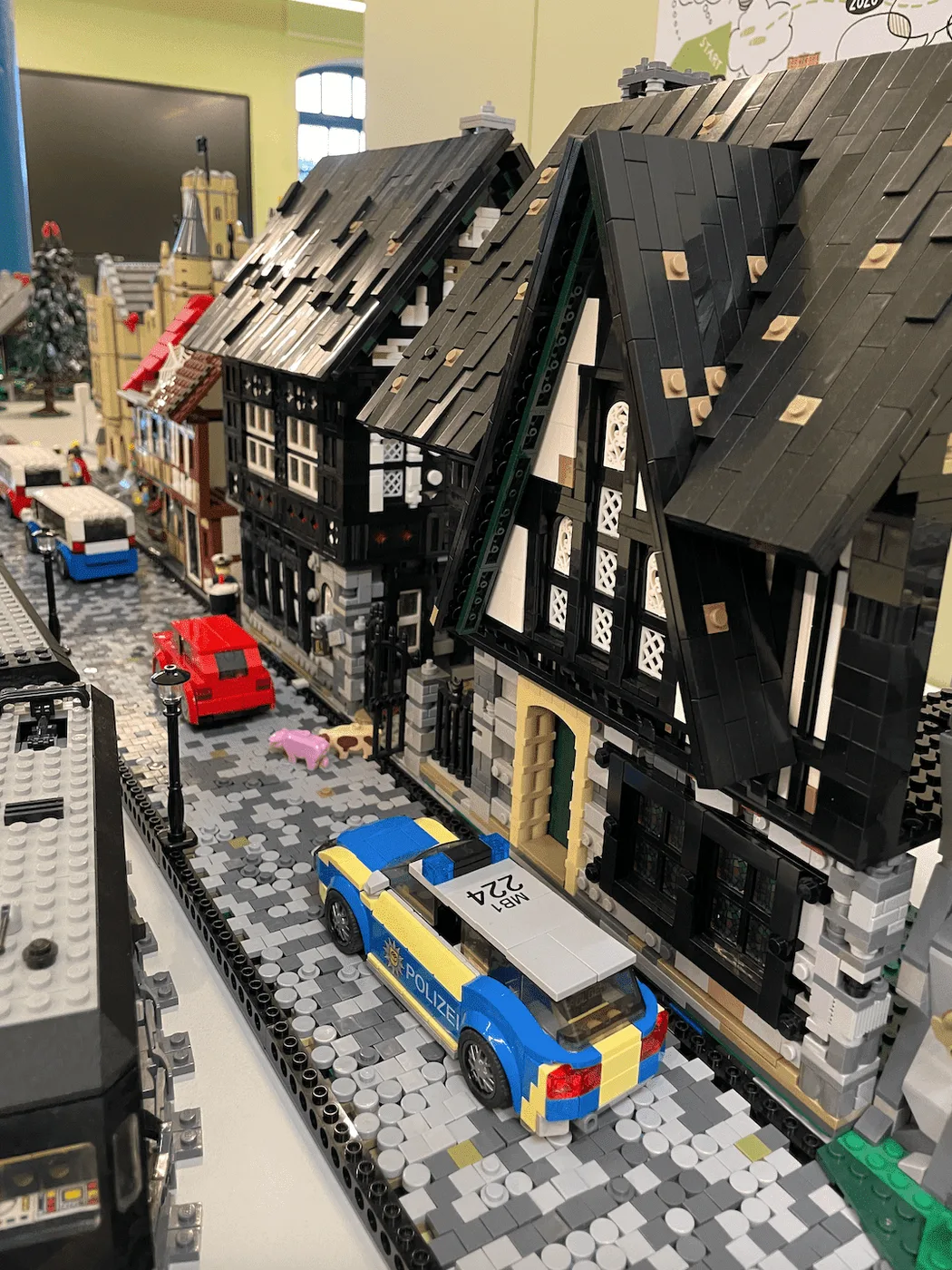 Klemmbaustein-Stadt aus Penny-Bricks-Steinen